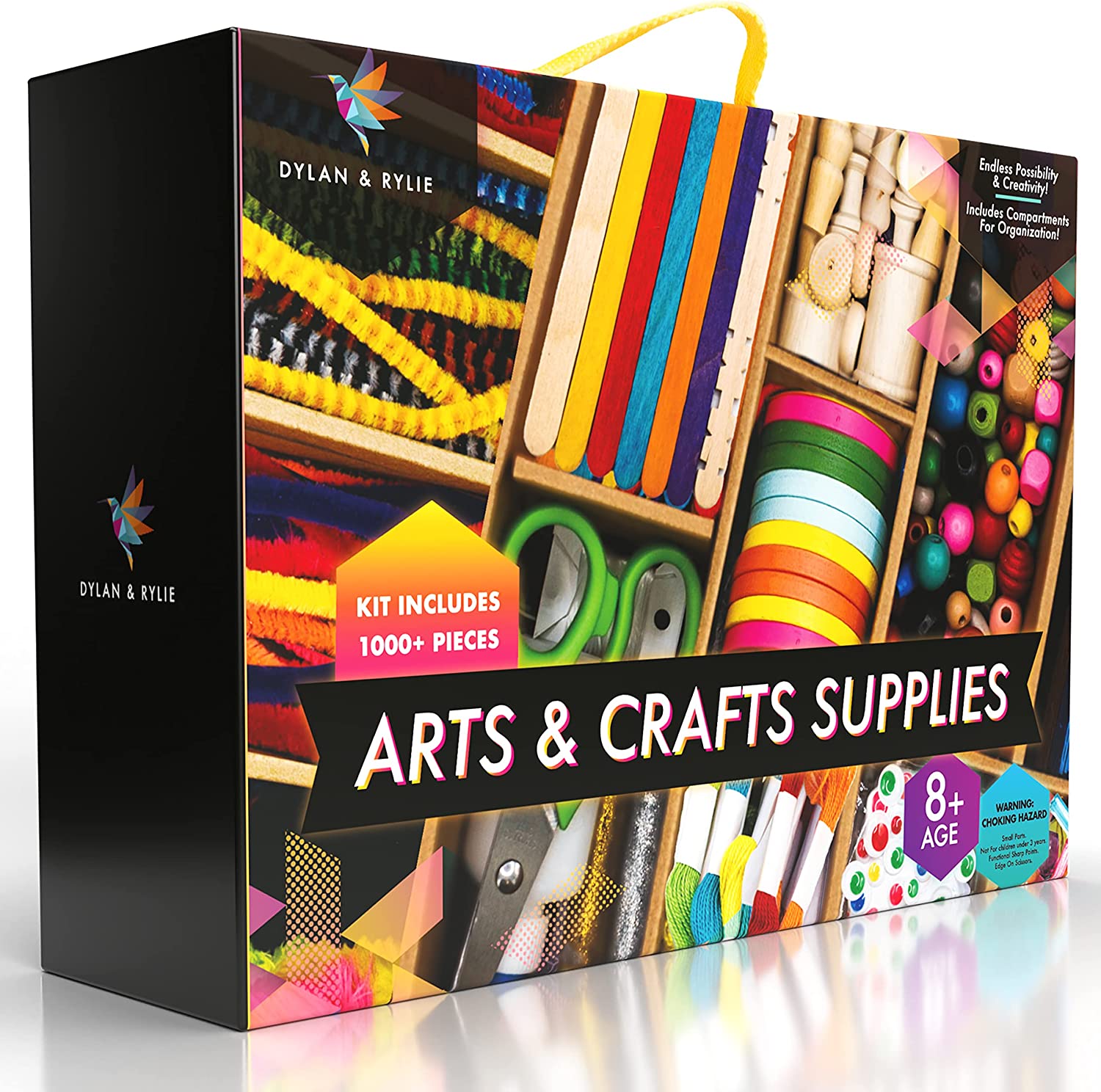 Goody King Arts and Crafts Supplies for Kids - Craft Art Supply Jar